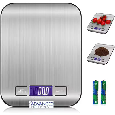 **10kg Stainless Steel Digital Kitchen Scale – Electronic Food & Weight Scale | Mini Digital Weighing Machine for Kitchen, Fruits, Vegetables, Baking & Household Use**