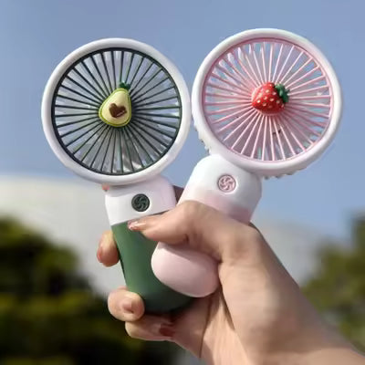 **Mini Rechargeable Handheld Fan – Portable USB Desktop Fan | Adjustable Speed Personal Cooling Fan for Home, Office, Travel & Kids**