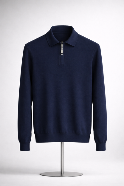 Jacquard Summer Knit Polo