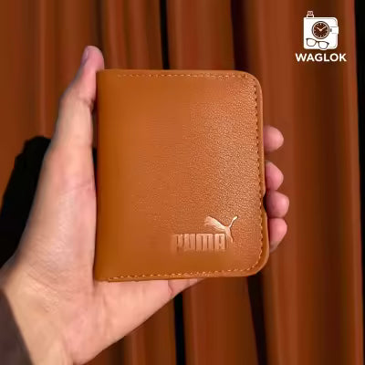 **Slim Leather Wallet for Men & Women – Premium Card Holder & Cash Purse | 6 Card Slots, 1 Cash Pocket & 1 ID Window | Compact Everyday Wallet**