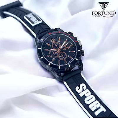 **Stylish Colorful Rubber Strap Watch for Kids – Fun Multicolor Design for Boys & Girls | Sporty & Casual Wristwatch**