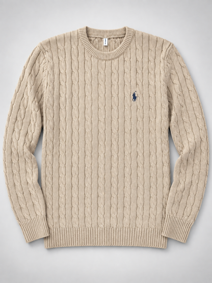 Knitted Round-Neck Sweater