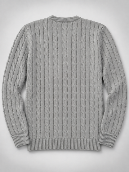 Knitted Round-Neck Sweater