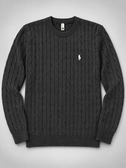 Knitted Round-Neck Sweater