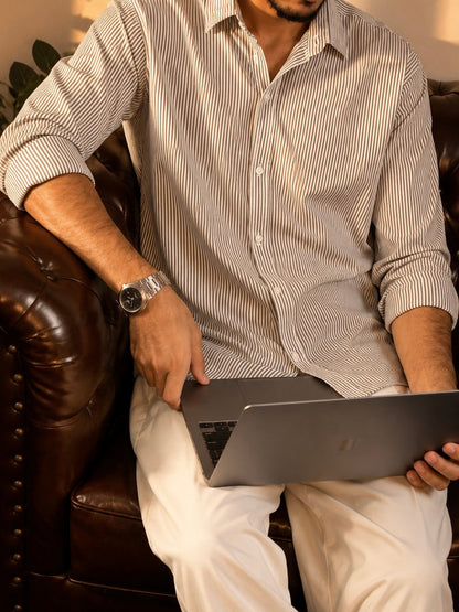 DN Stripes Button-Down Shirt
