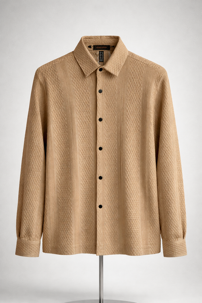 LV Summer Knit Button-Up