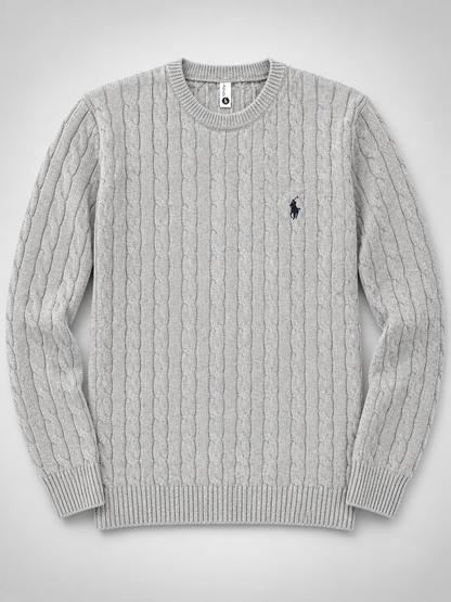 Knitted Round-Neck Sweater
