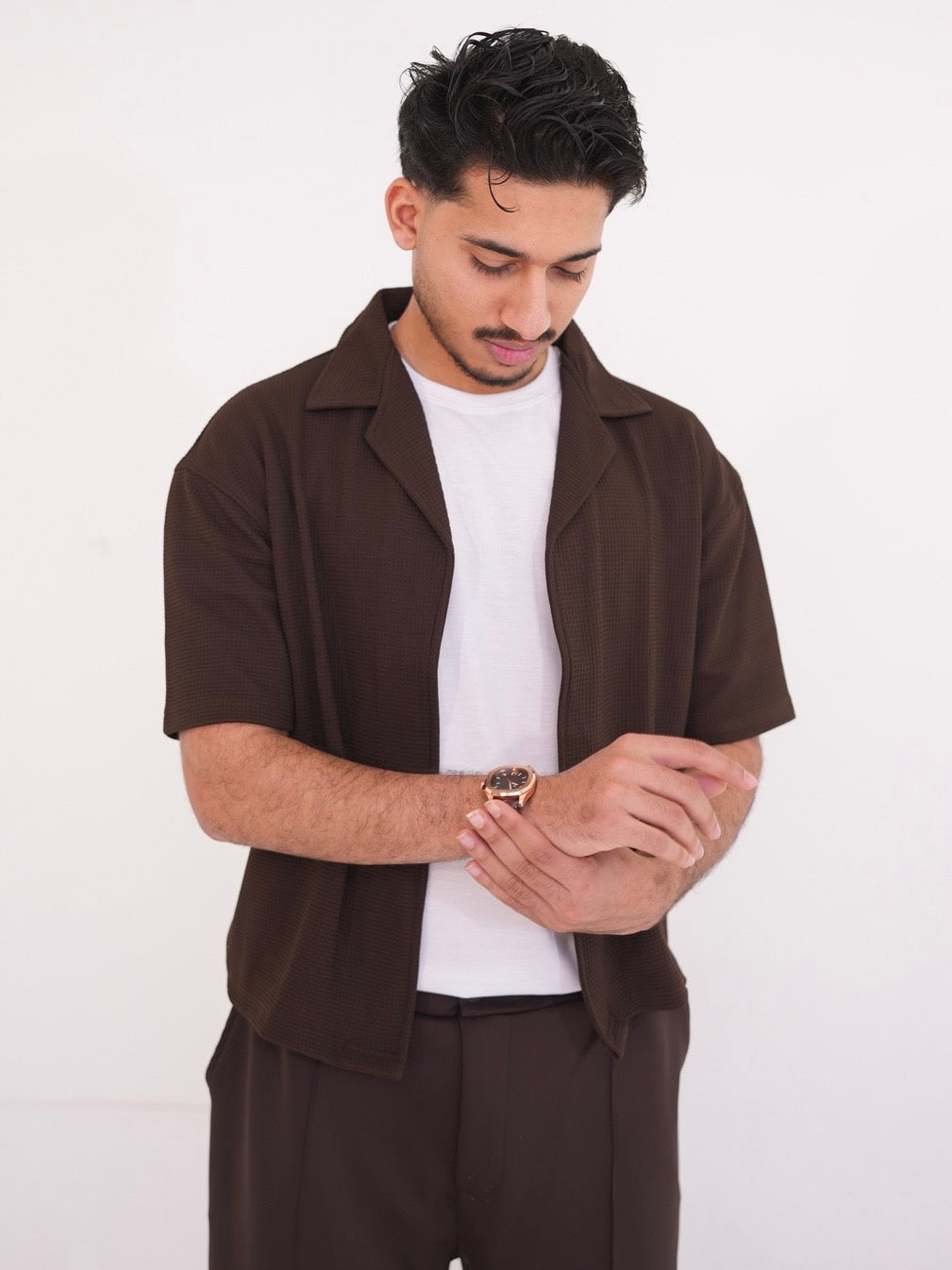 Waffle Over-Shirt