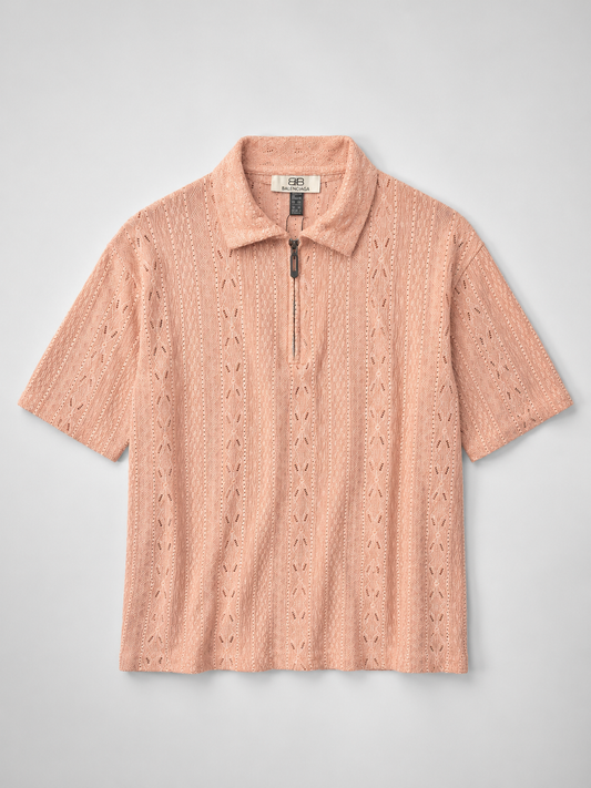 Monaco Crochet Polo