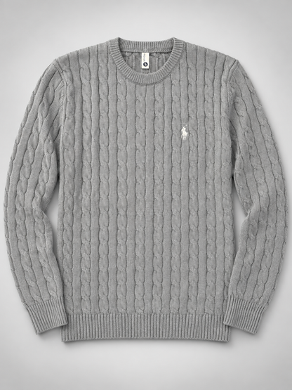 Knitted Round-Neck Sweater