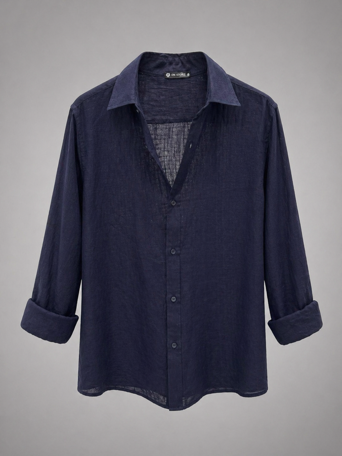 Linen Button-Up Shirt