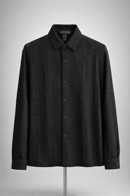 LV Summer Knit Button-Up