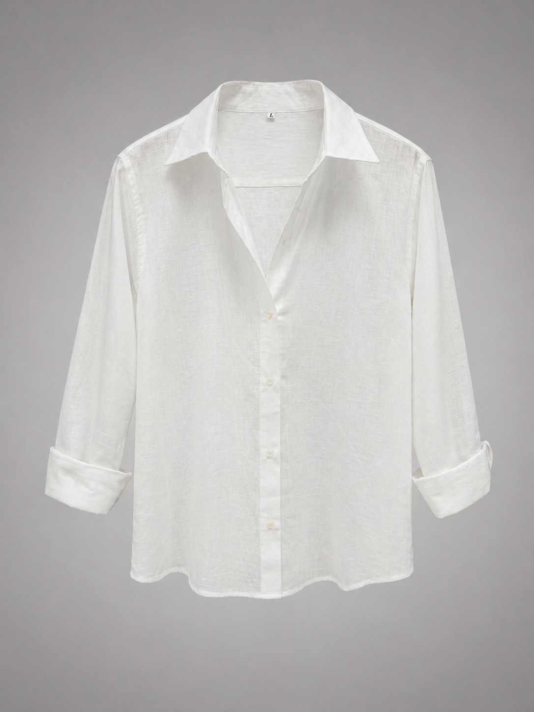 Linen Button-Up Shirt