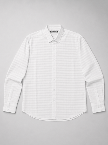 Ivory Textured Shirt