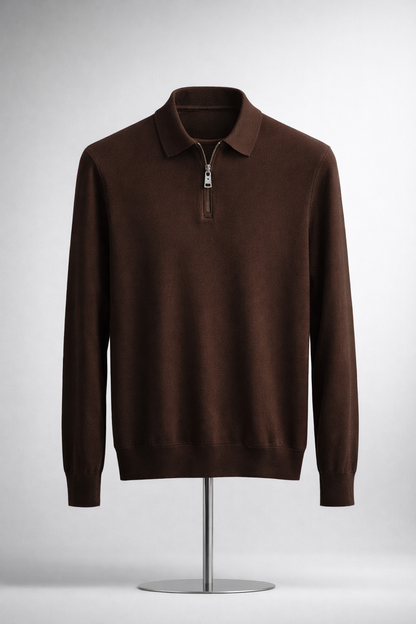 Jacquard Summer Knit Polo