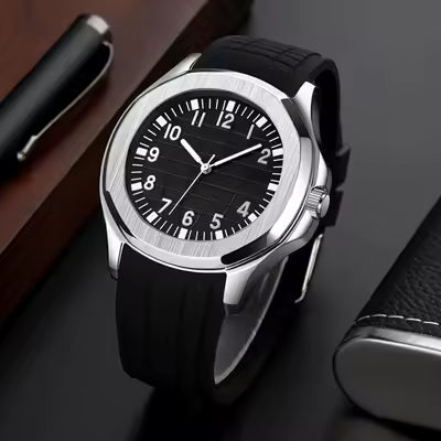 **BIN-B Sports Watch for Men & Boys – Rubber Strap Quartz Wristwatch, Fashionable Outdoor & Casual Style, Multiple Colors**