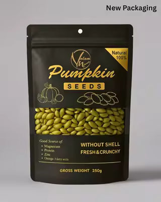 **Premium Natural Pumpkin Seeds 200g – Fresh, Crunchy & Shell-Free, Nutritious Snack for Everyday Enjoyment**