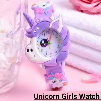 **Unicorn & Butterfly Watch for Girls – Cute Kids Wristwatch, Stylish & Colorful Gift for Children**