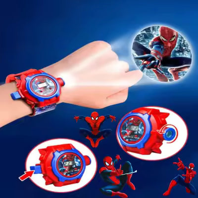 **ARTLABEL Cartoon Projector Wrist Watch for Kids – LED Light Digital Display Watch for Boys & Girls**