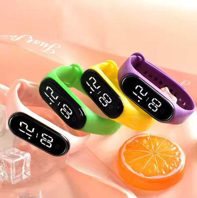 **M4 Touch Waterproof Sport LED Digital Watch for Kids – Stylish Touch Screen Wristwatch for Boys & Girls**
