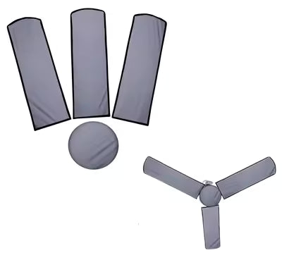 **Ceiling Fan Dustproof Cover Set – Waterproof Fan Blade & Motor Covers | Protective Grey Covers for 1, 2, 3, 4 & 5 Ceiling Fans | Easy Storage & Home Protection**
