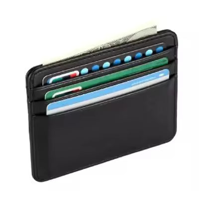 # Slim Smart Wallet for Men – 7-Compartment PU Leather Card Holder | Minimalist & Compact Everyday Wallet