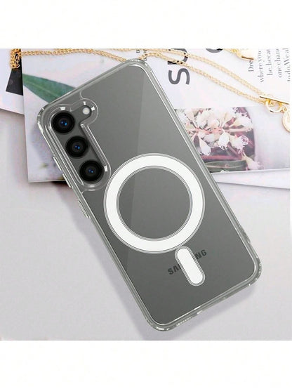 MagSafe Jelly Case for Samsung Galaxy – Shockproof Protective Cover with Wireless Charging Support