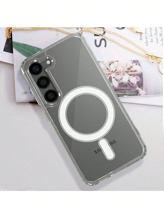 MagSafe Jelly Case for Samsung Galaxy – Shockproof Protective Cover with Wireless Charging Support